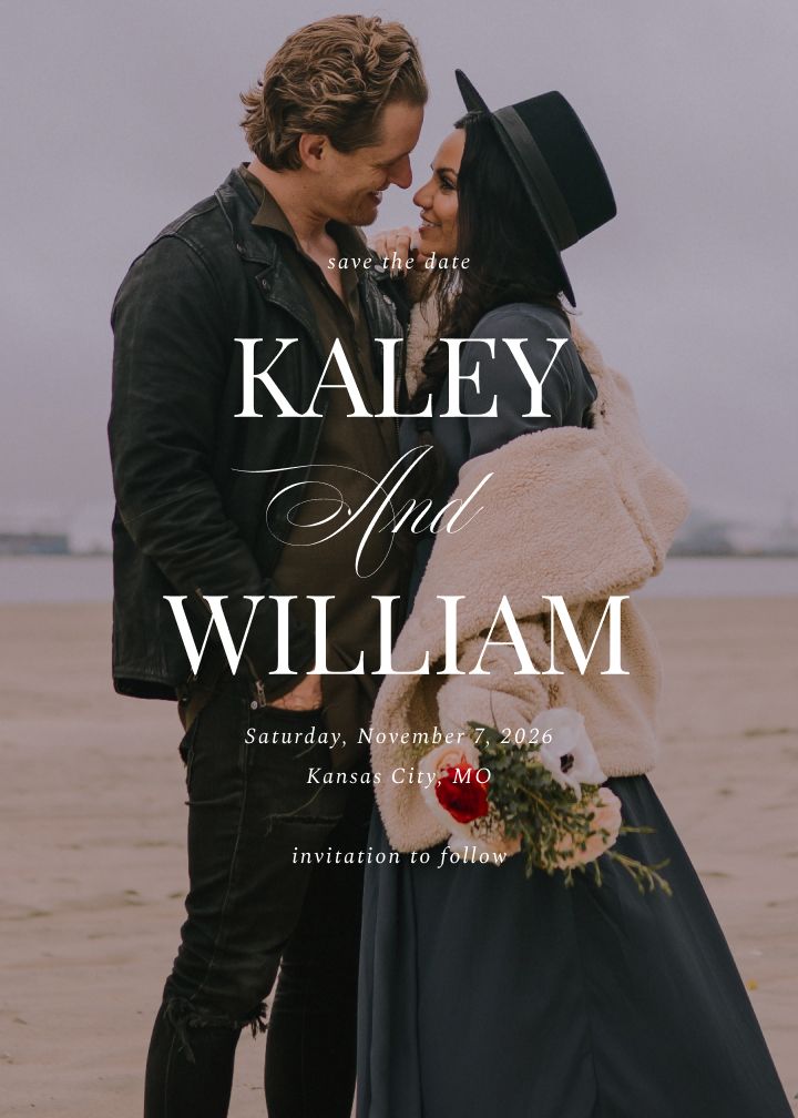 Save the Date Card