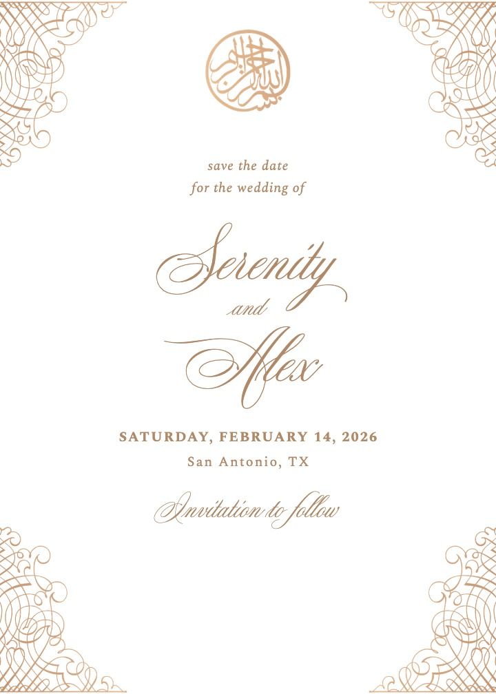 Save the Date Card