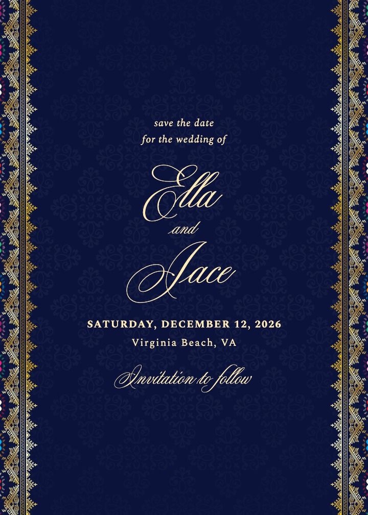 Save the Date Card