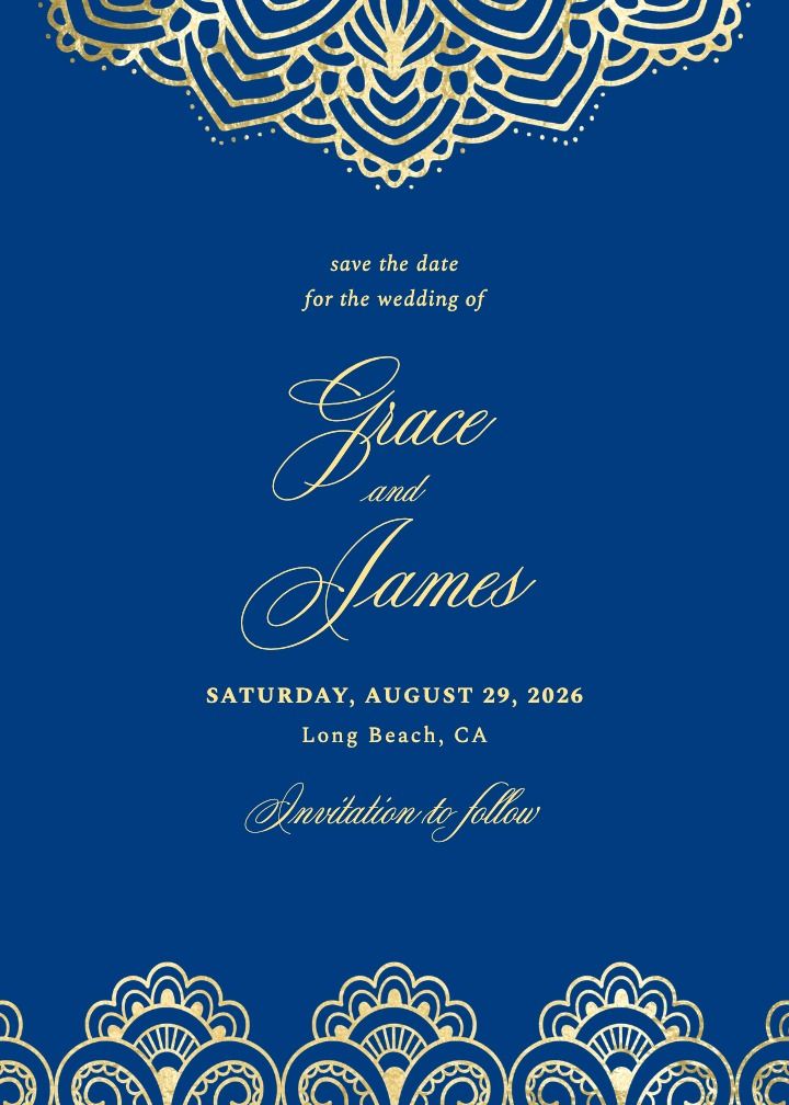 Save the Date Card