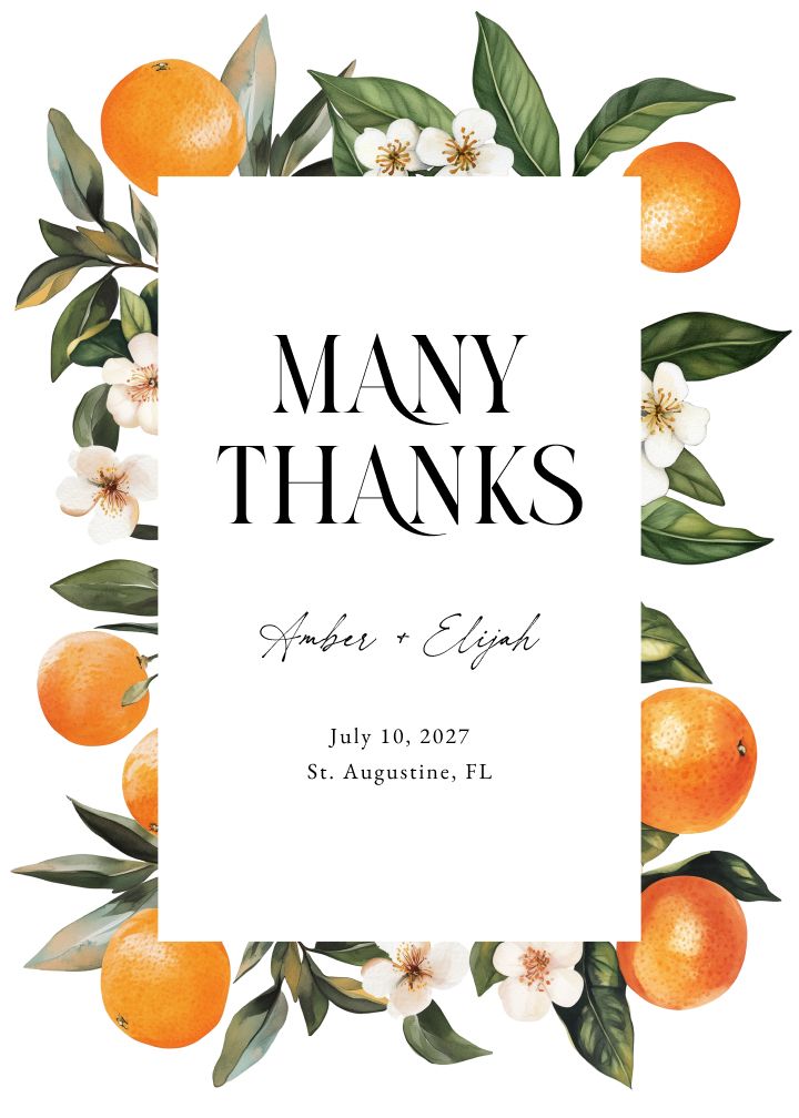 Thank You Cards Card