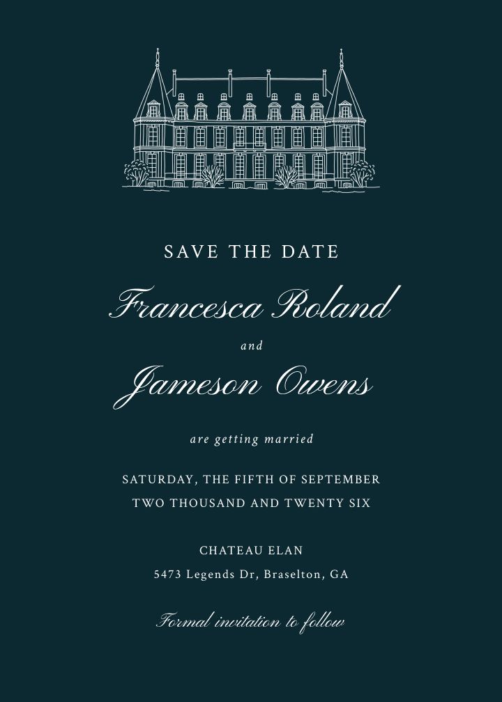 Save the Date Card