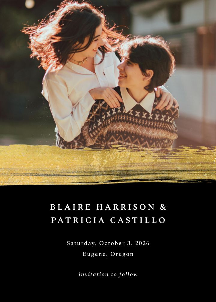 Save the Date Card