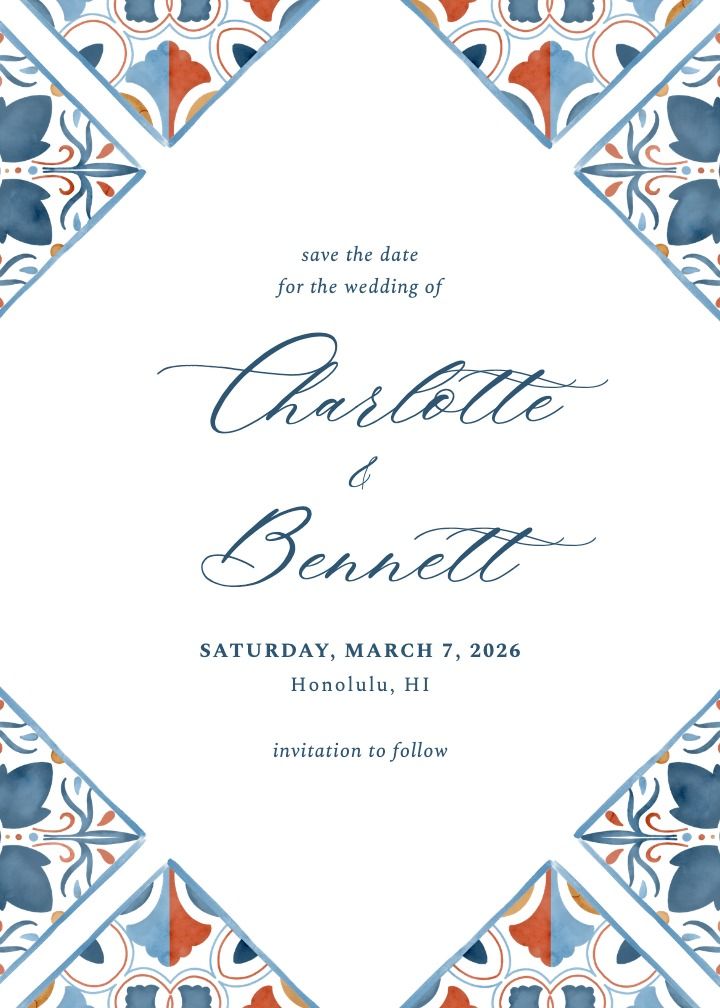 Save the Date Card