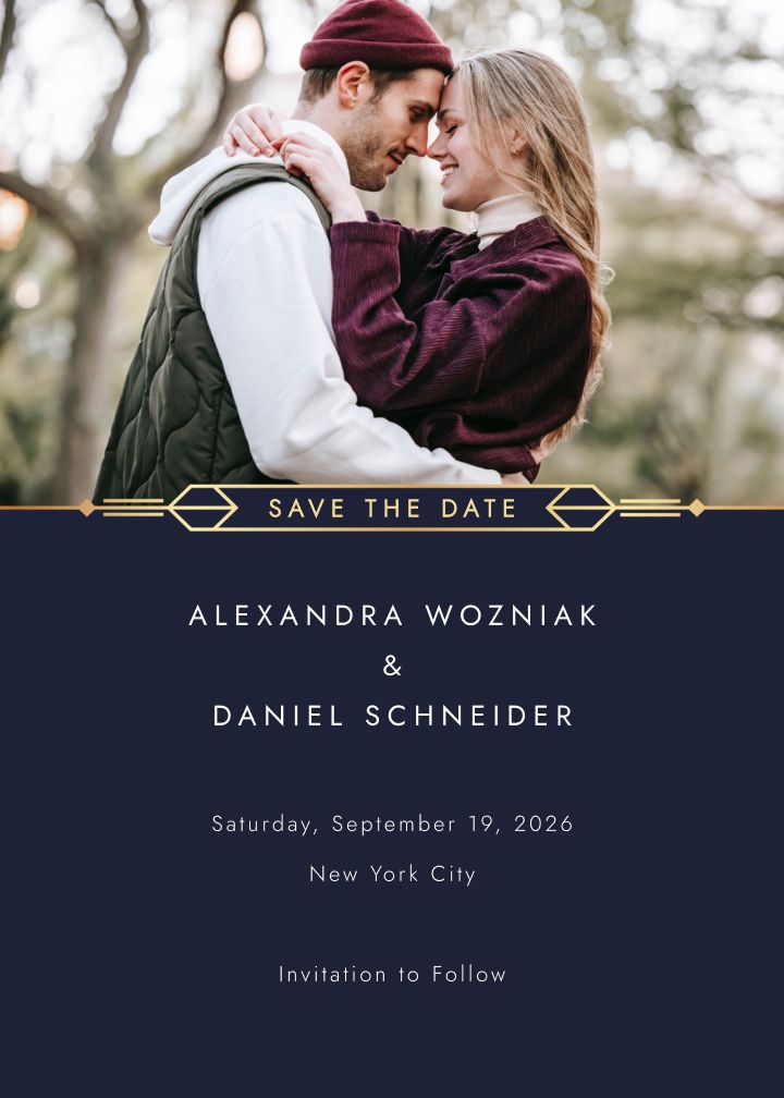 Save the Date Card