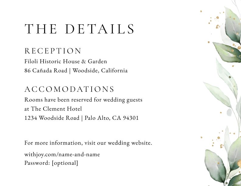 Enclosure Cards Card