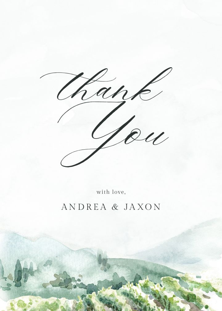Thank You Cards Card