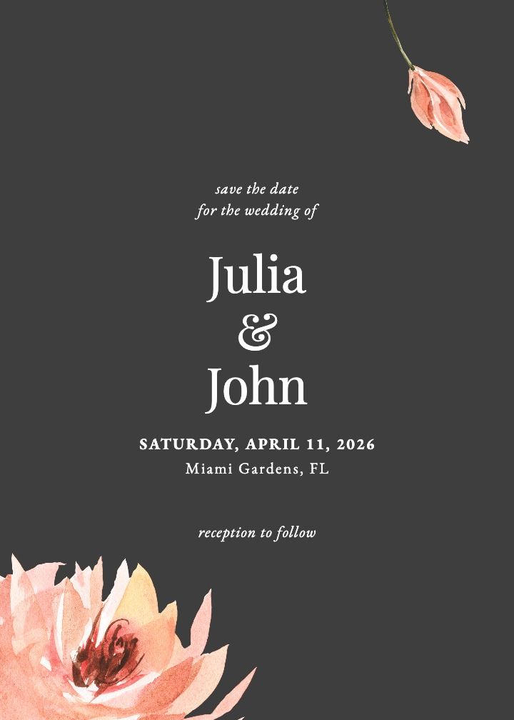Save the Date Card