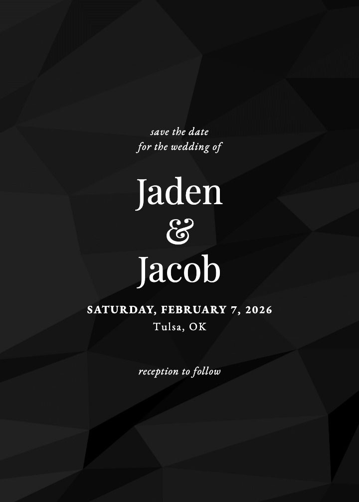 Save the Date Card