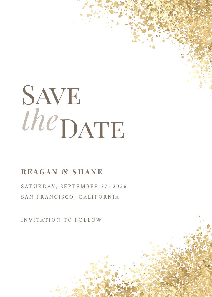 Save the Date Card