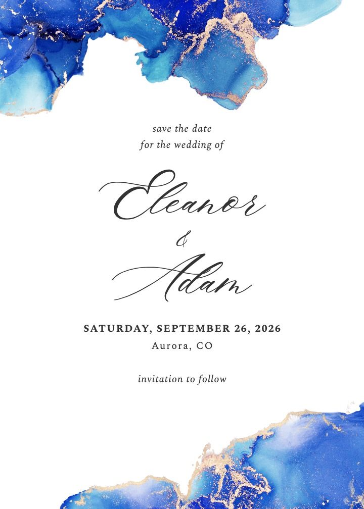 Save the Date Card