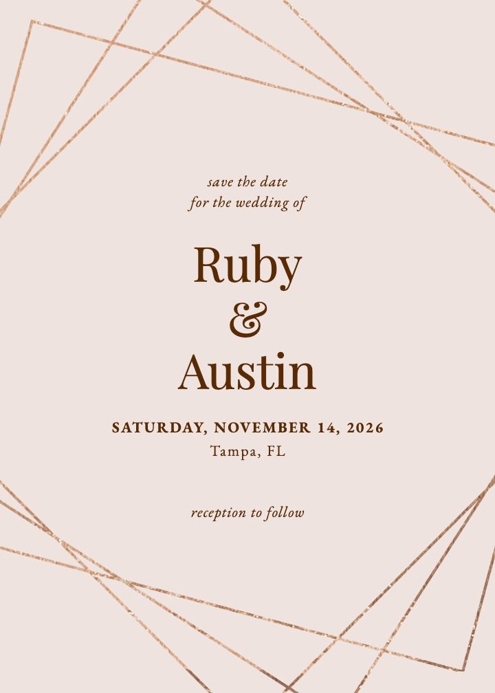 Save the Date Card