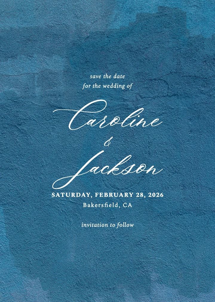 Save the Date Card
