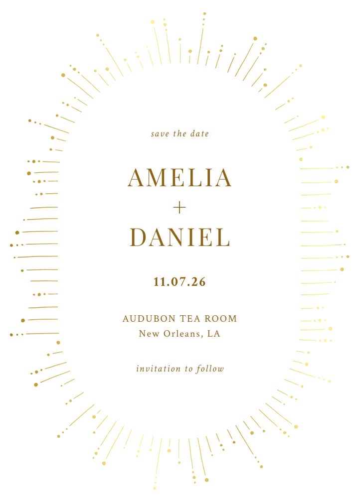 Save the Date Card