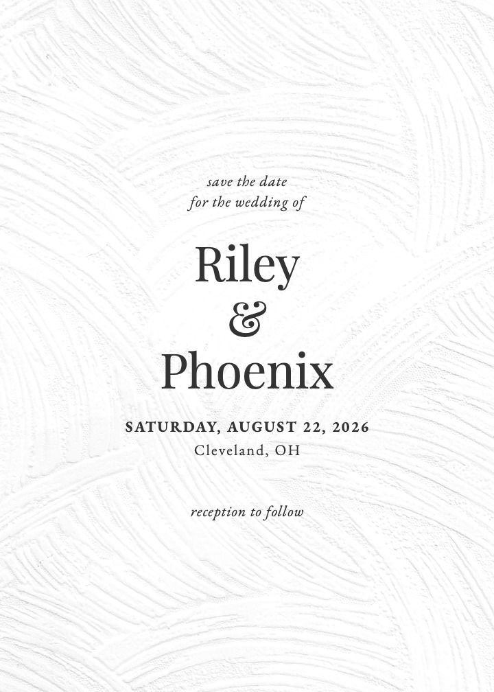 Save the Date Card