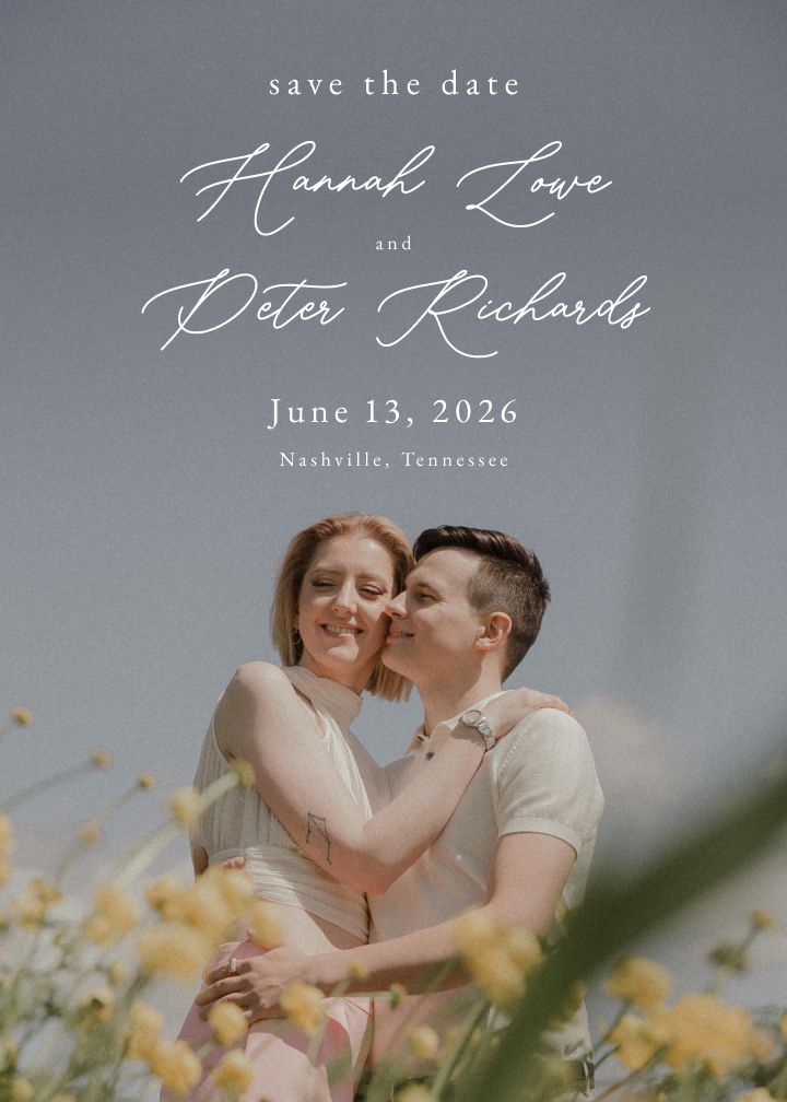 Save the Date Card