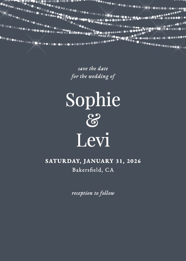 Save the Date Card