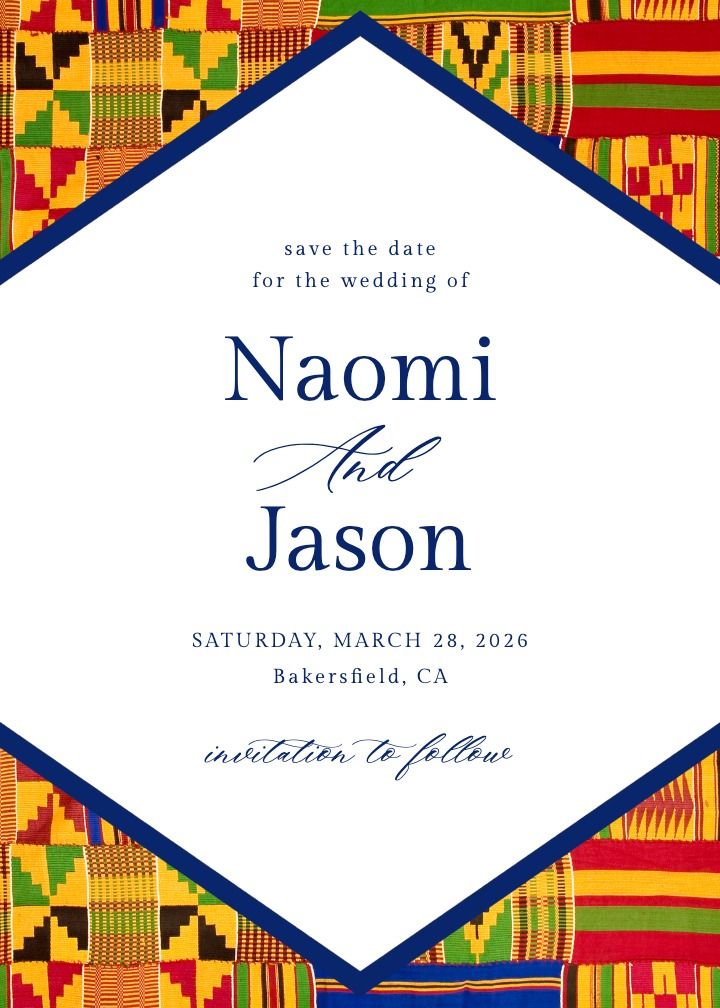 Save the Date Card