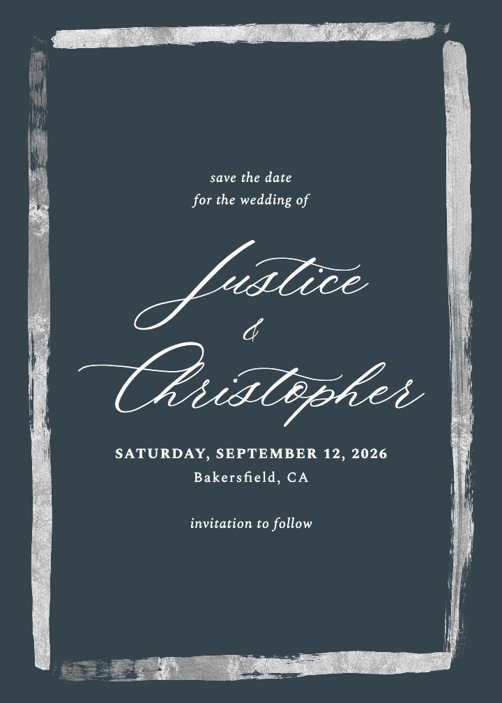 Save the Date Card
