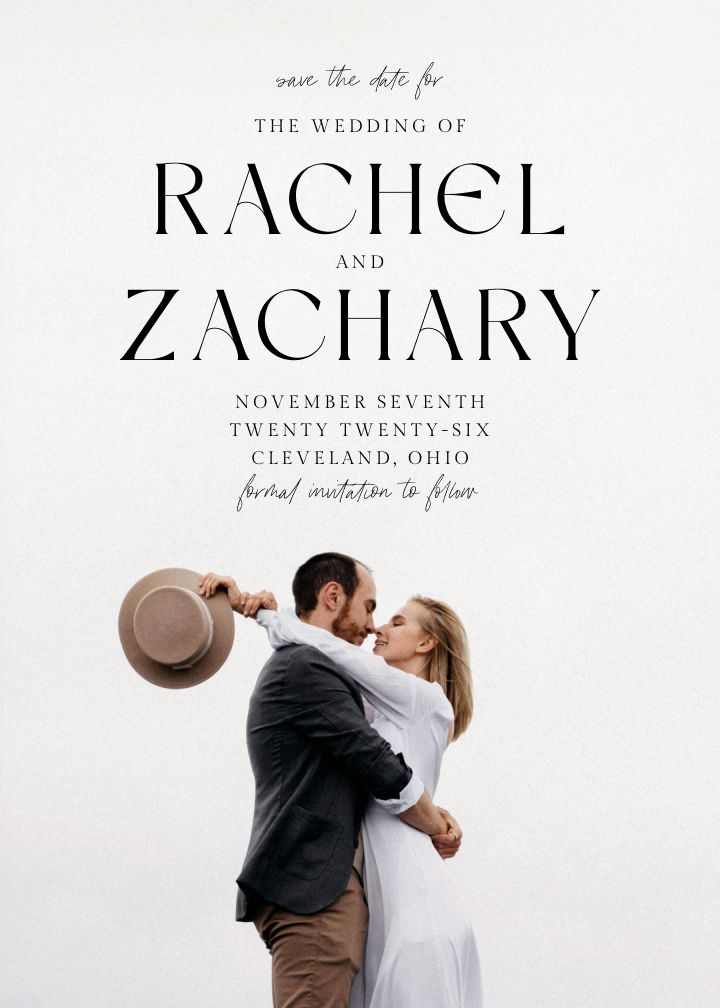 Save the Date Card