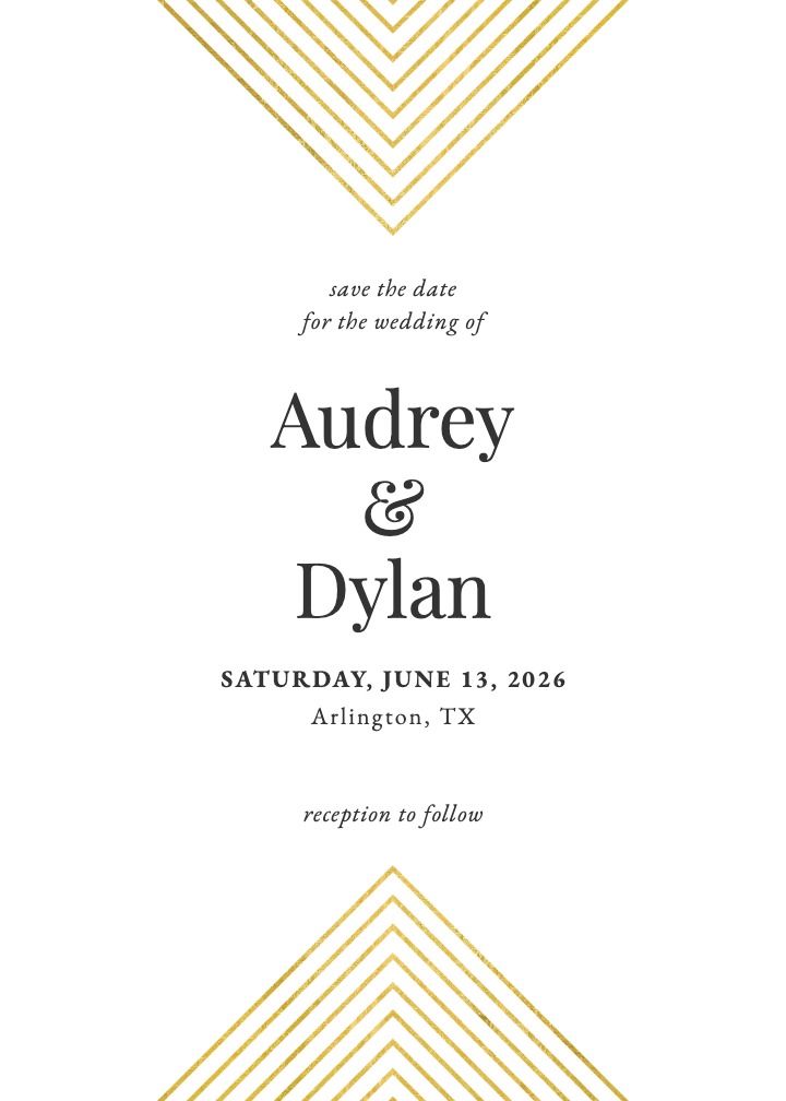 Save the Date Card