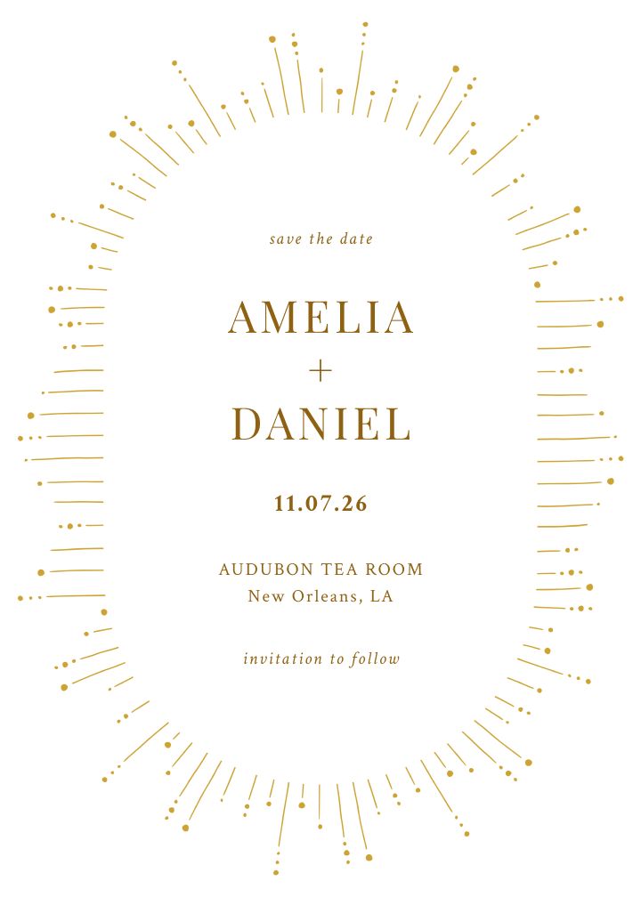 Save the Date Card