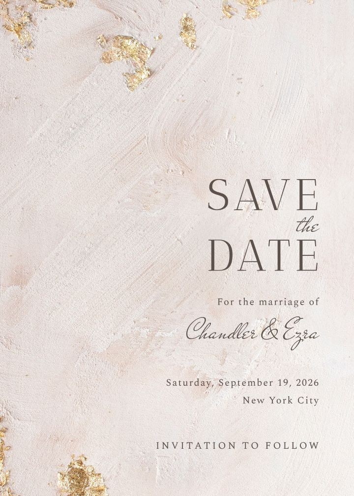 Save the Date Card