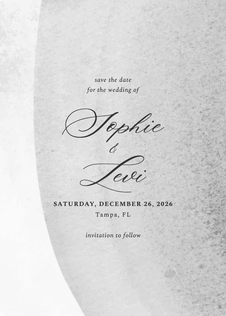 Save the Date Card