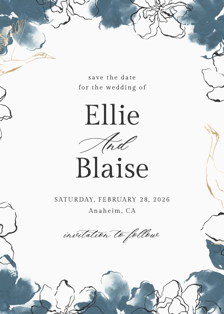 Save the Date Card
