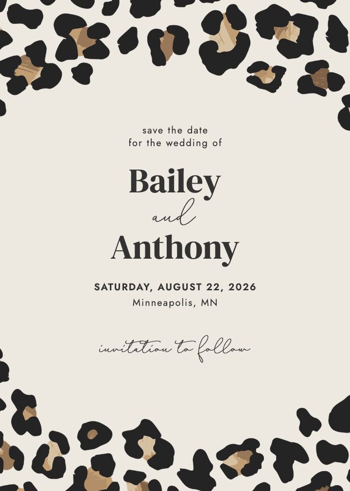 Save the Date Card