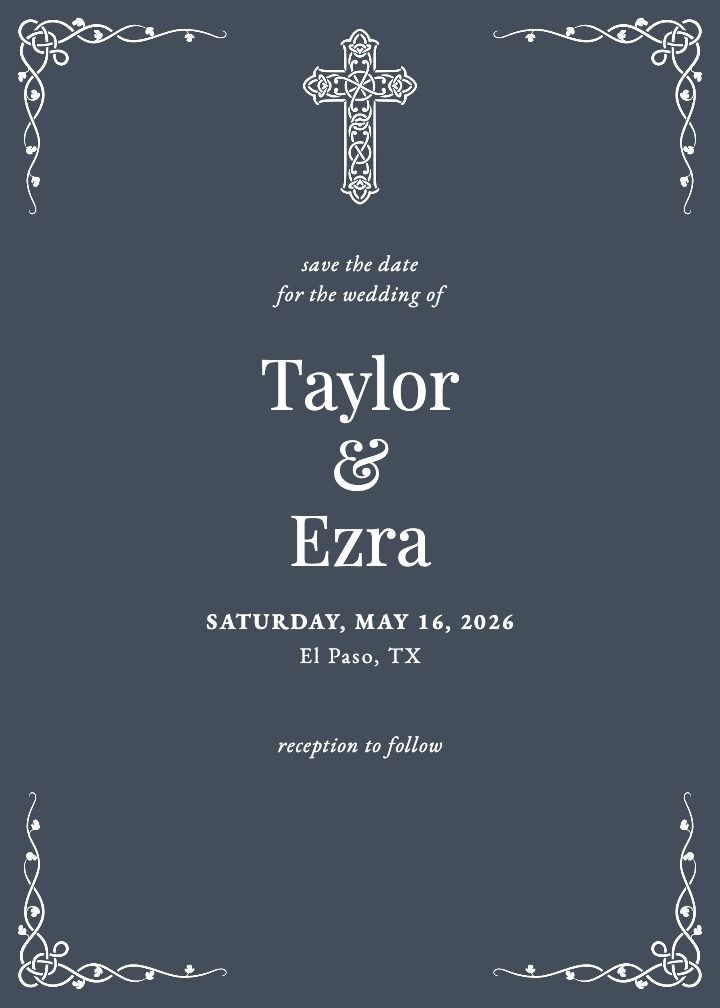 Save the Date Card