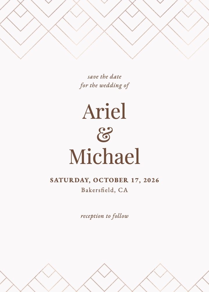 Save the Date Card
