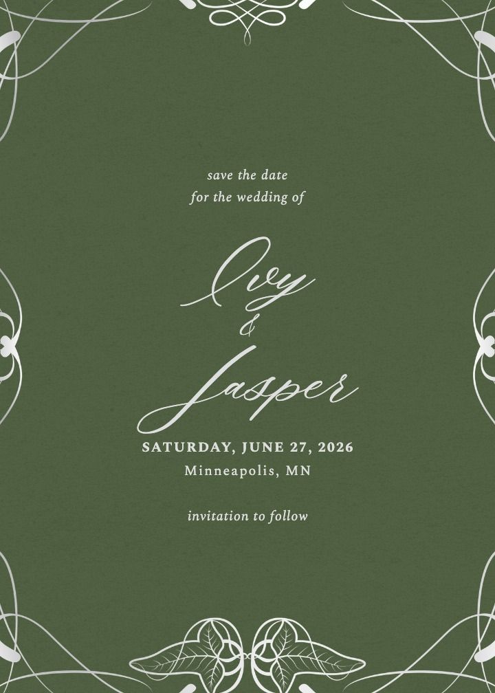 Save the Date Card