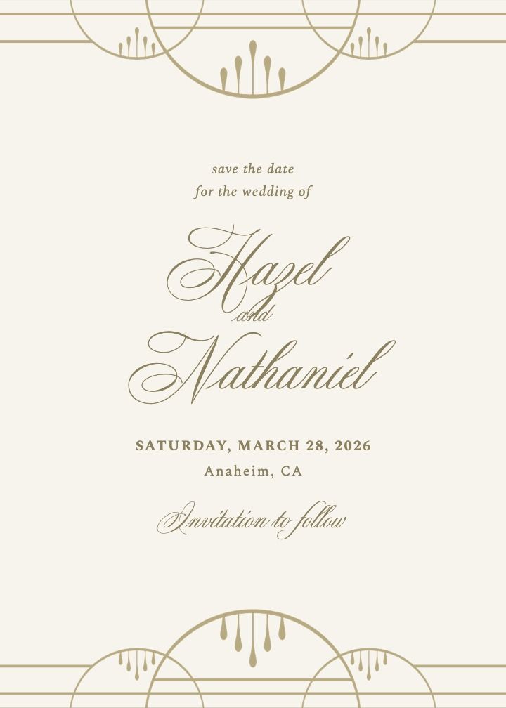 Save the Date Card