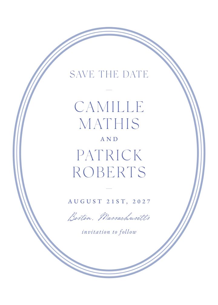 Save the Date Card