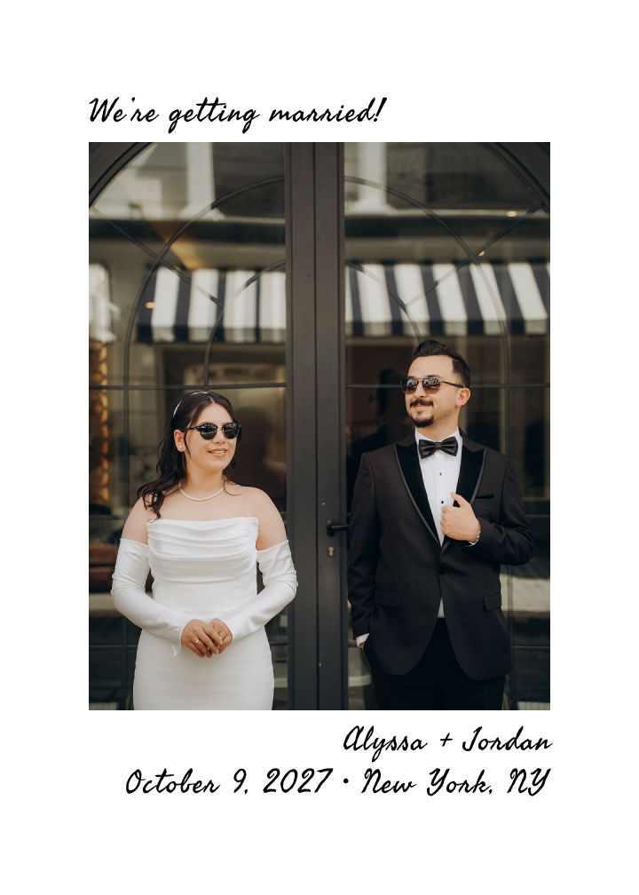 Save the Date Card