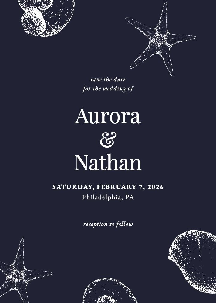 Save the Date Card