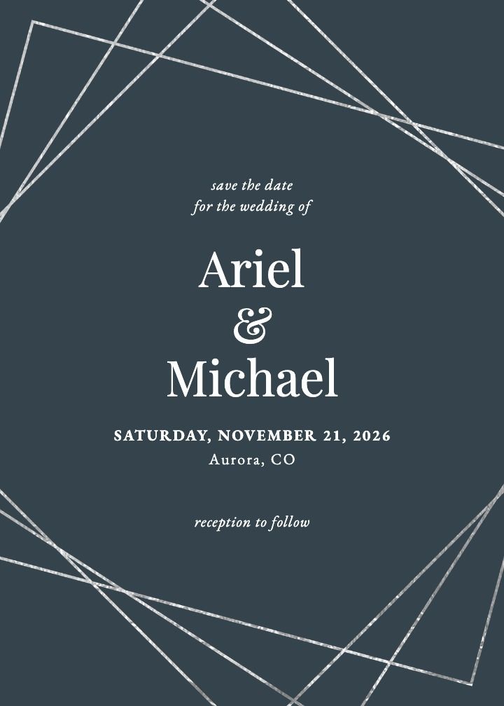 Save the Date Card