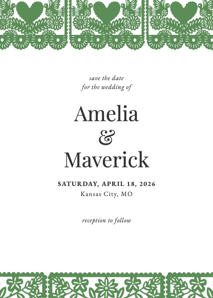 Save the Date Card