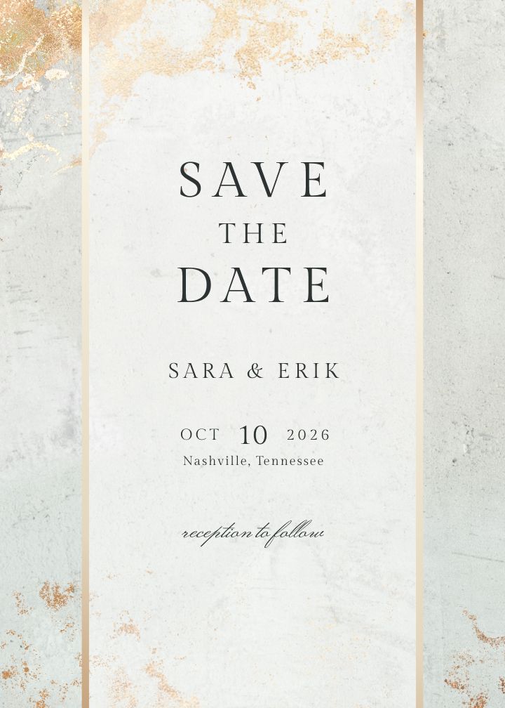 Save the Date Card