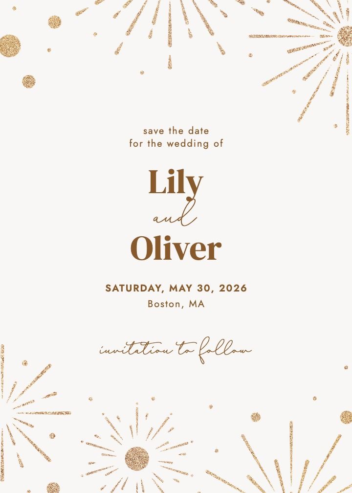 Save the Date Card