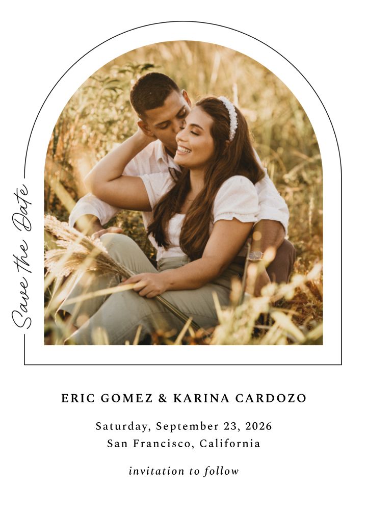 Save the Date Card
