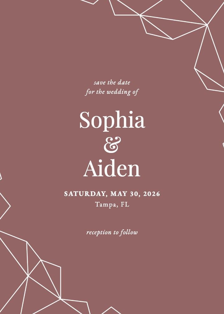 Save the Date Card