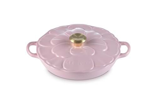 Le Creuset Enameled Cast Iron Petal Braiser, 2.25 qt., Chiffon Pink