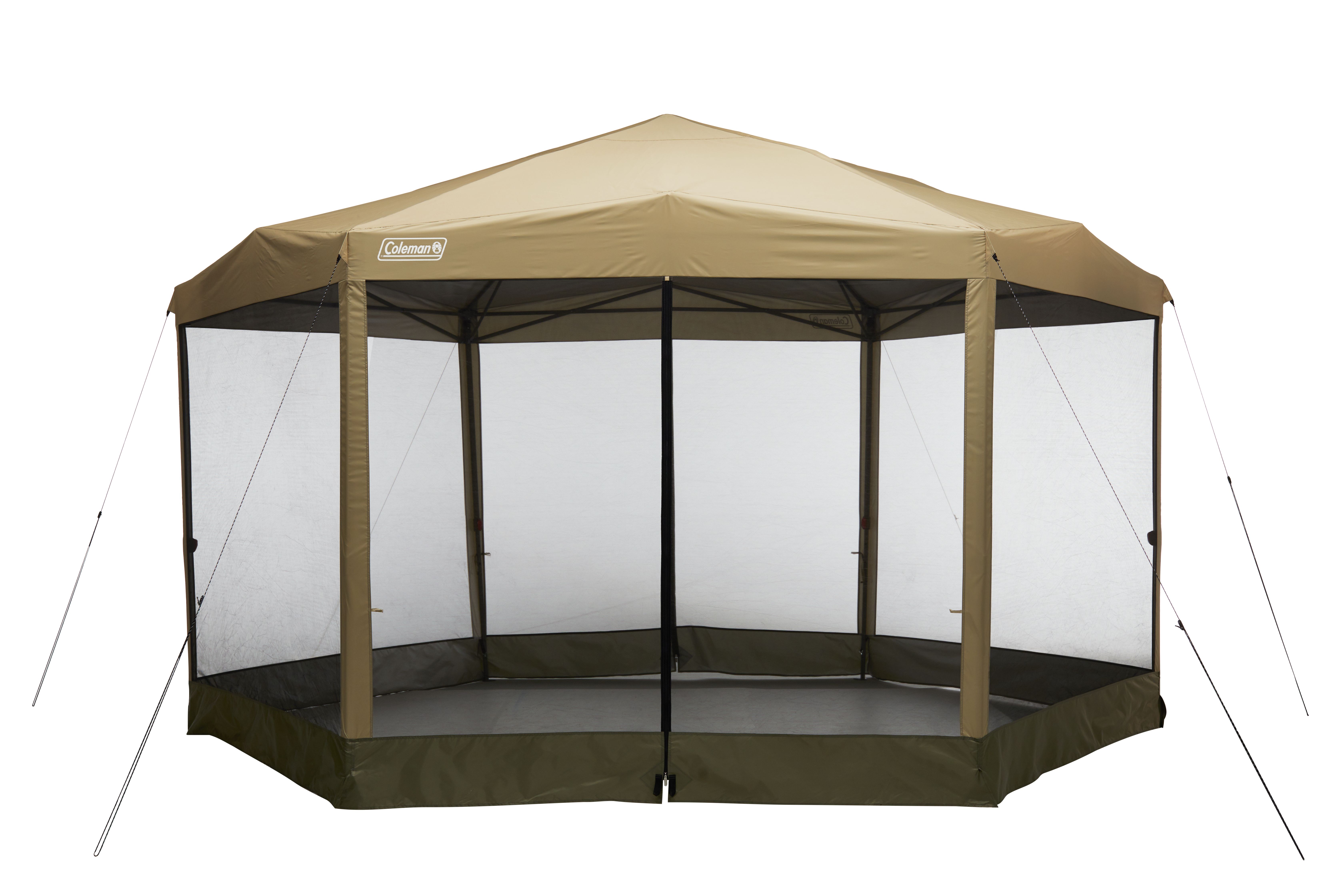 Back Home Screen Canopy Tent in Light Oak