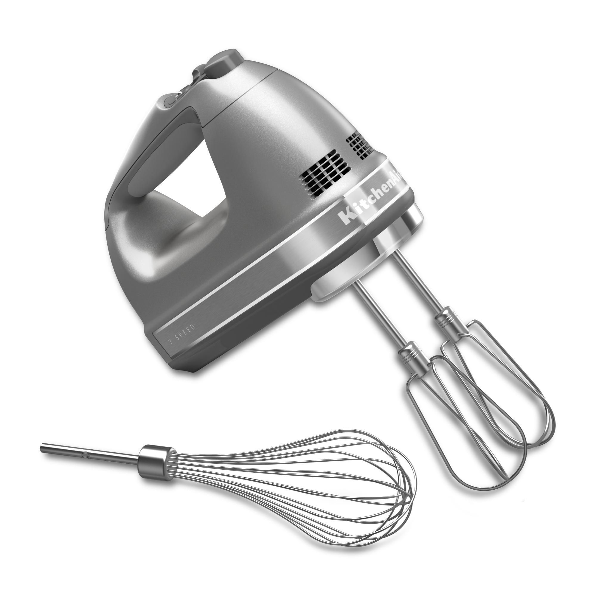 Continental Electric 5 Speed Hand Mixer, White
