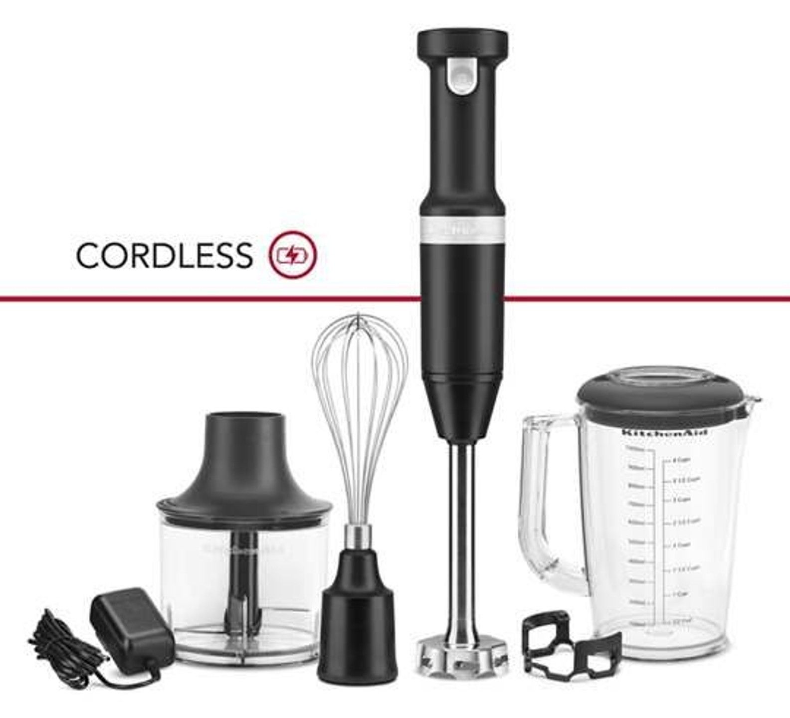 KitchenAid Cordless Variable Speed Hand Blender with Chopper