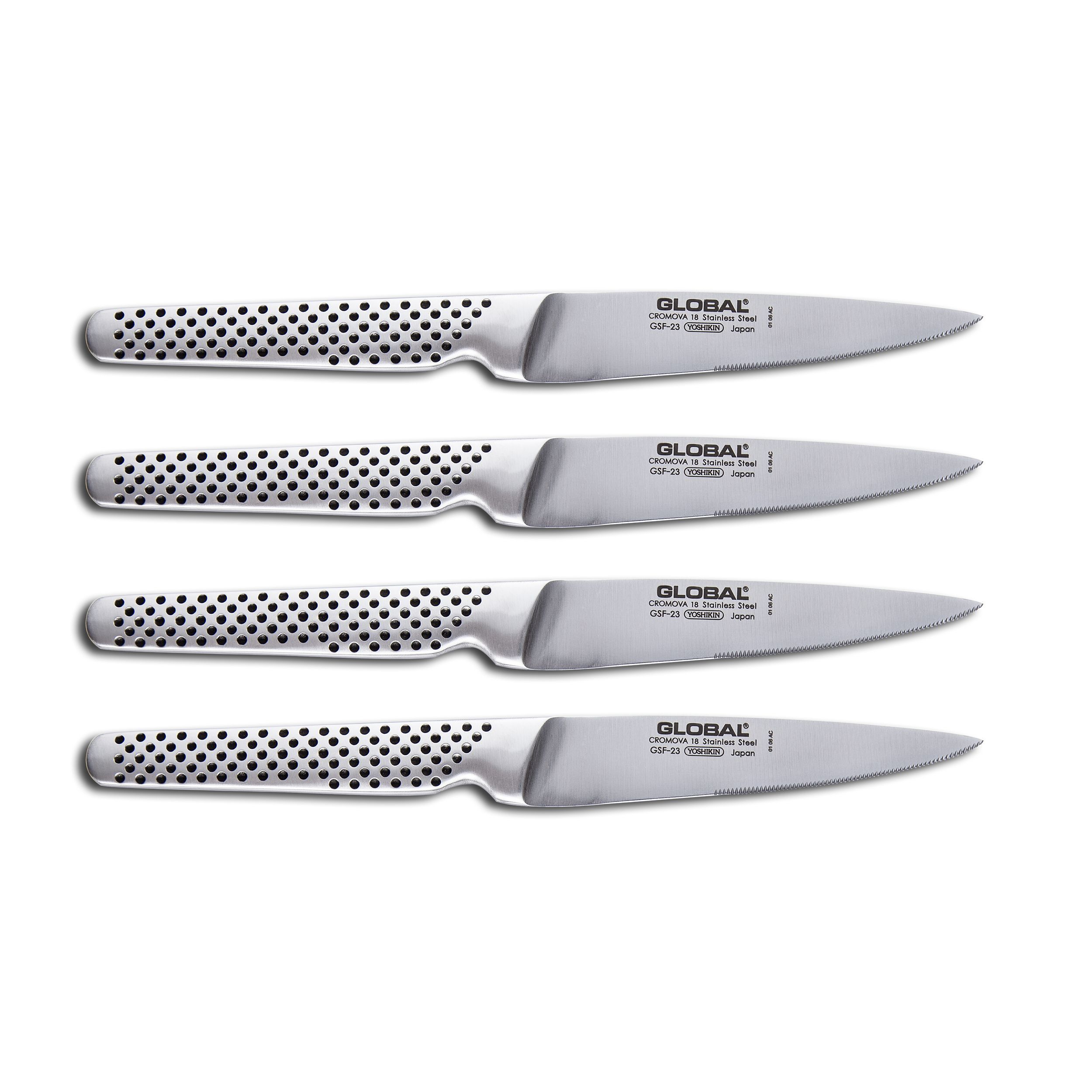 Global Cutlery Global Classic Forged 4-Piece Steak Knife Set | Joy