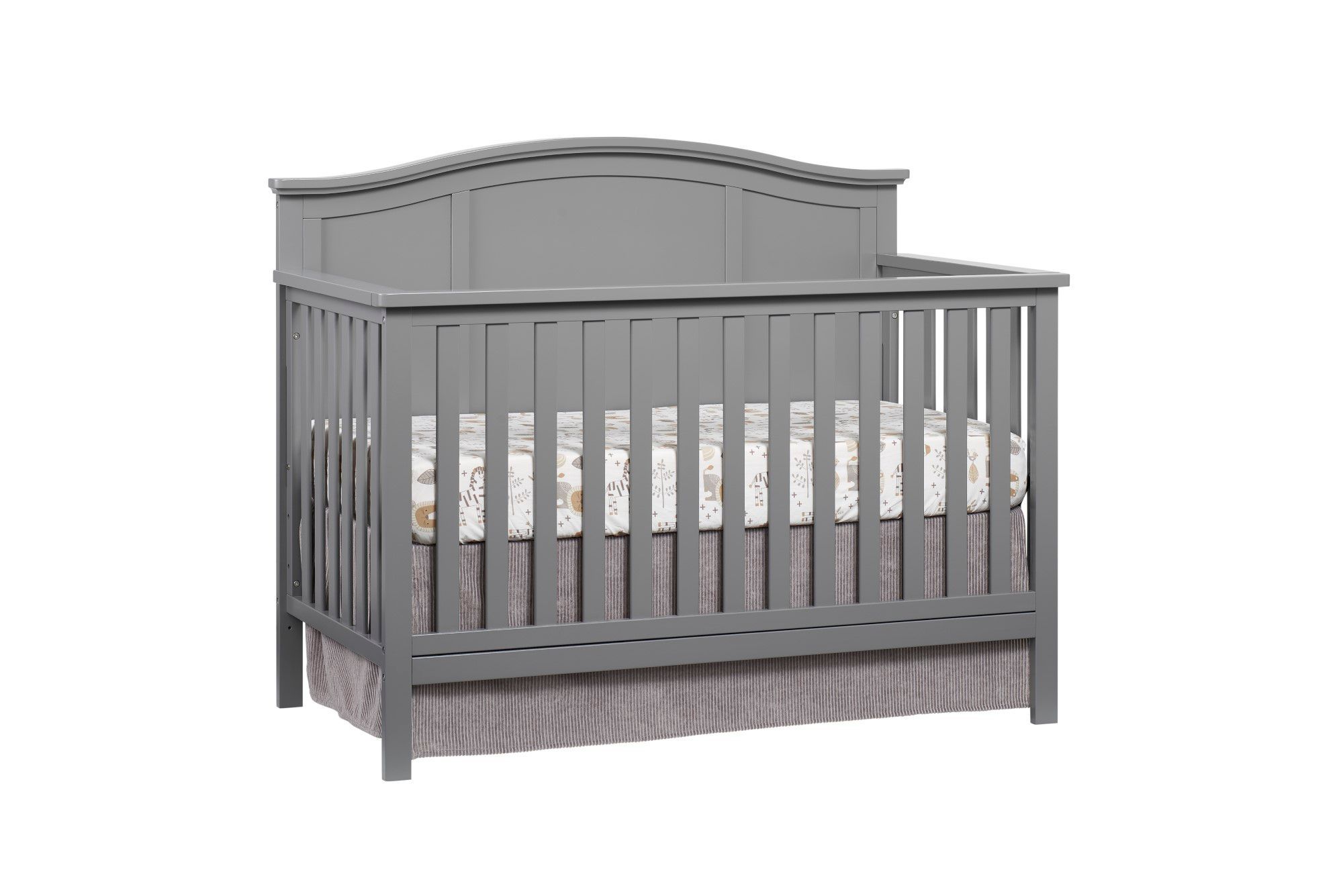 Oxford Baby Emerson 4 In 1 Convertible Crib in Dove Gray Joy