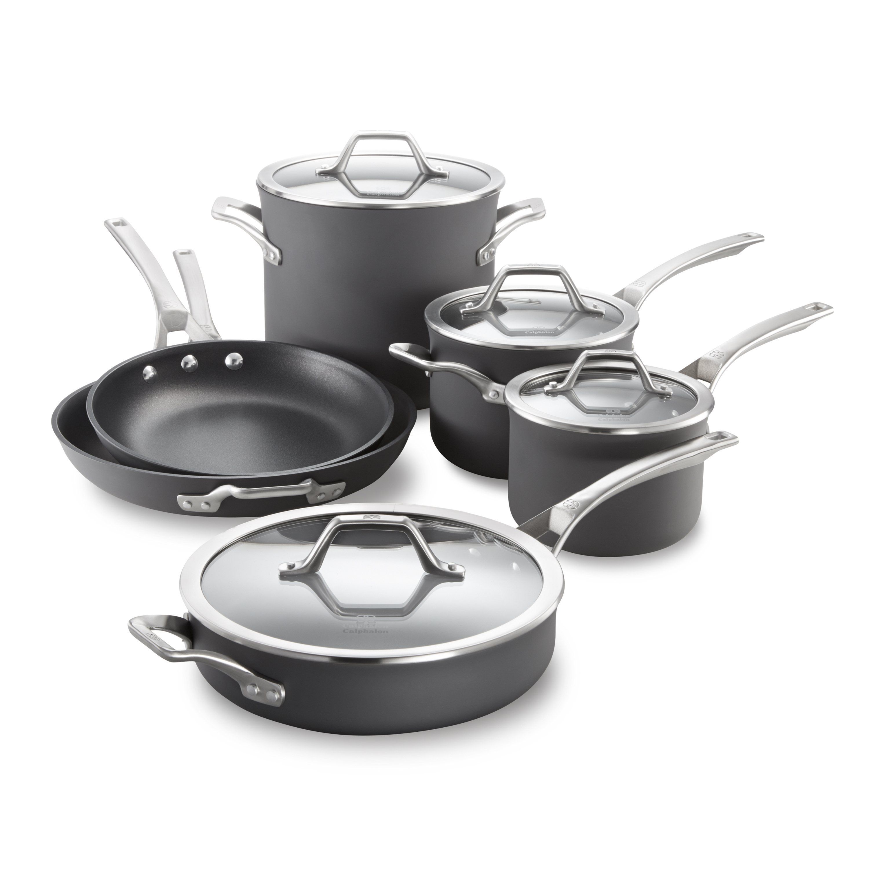 Calphalon Signature Nonstick Cookware 8-Quart Stock Pot with Cover